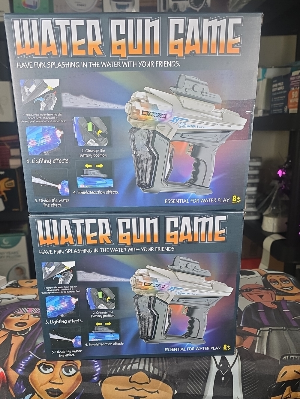 Electronic Water Blaster - Gray/Black(2Pk)